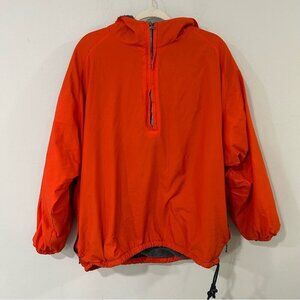 Abercrombie & Fitch Orange Insulated Weatherproof Rain Jacket Men’s Size Small